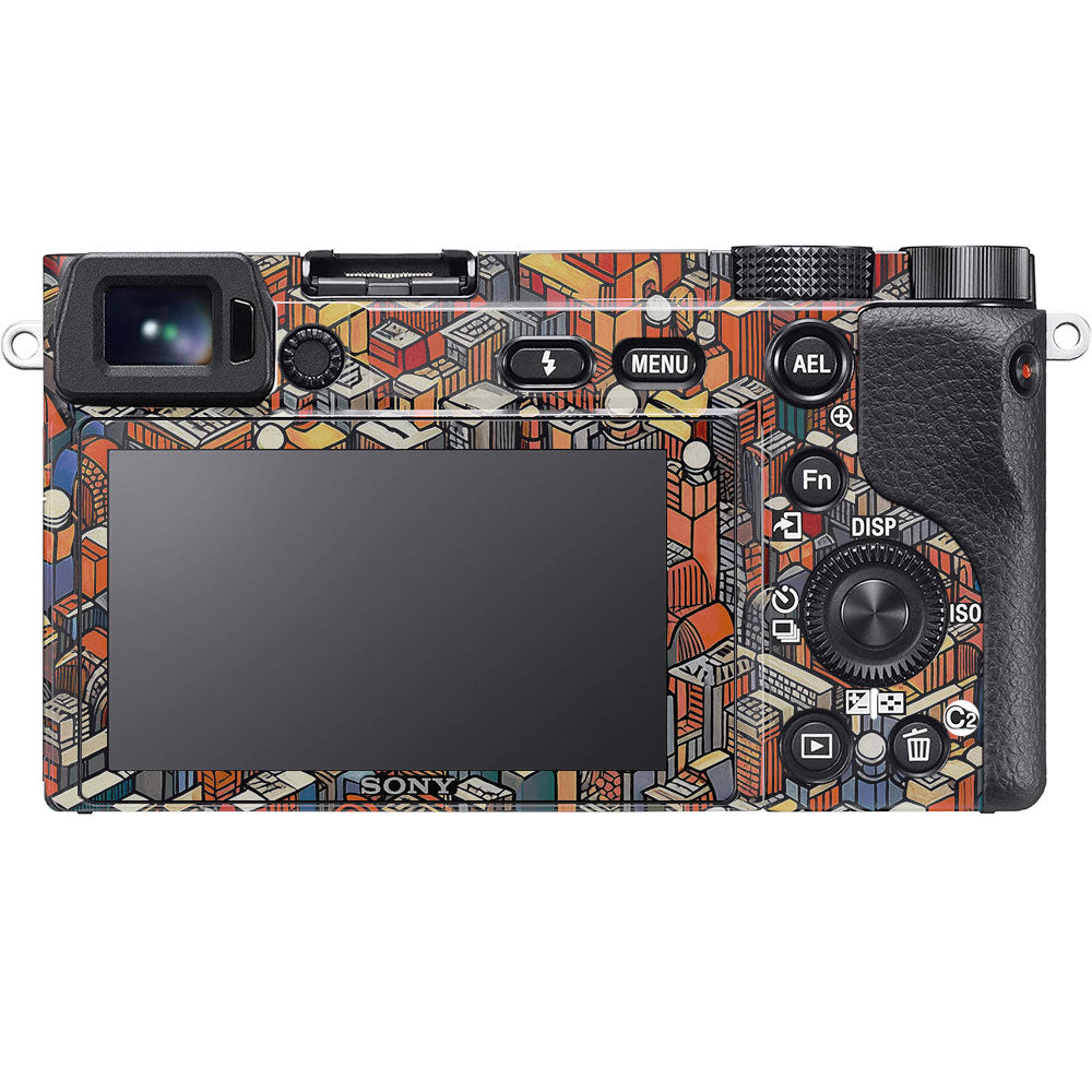 Isometric Cityscape Sony A6100 Camera Skin