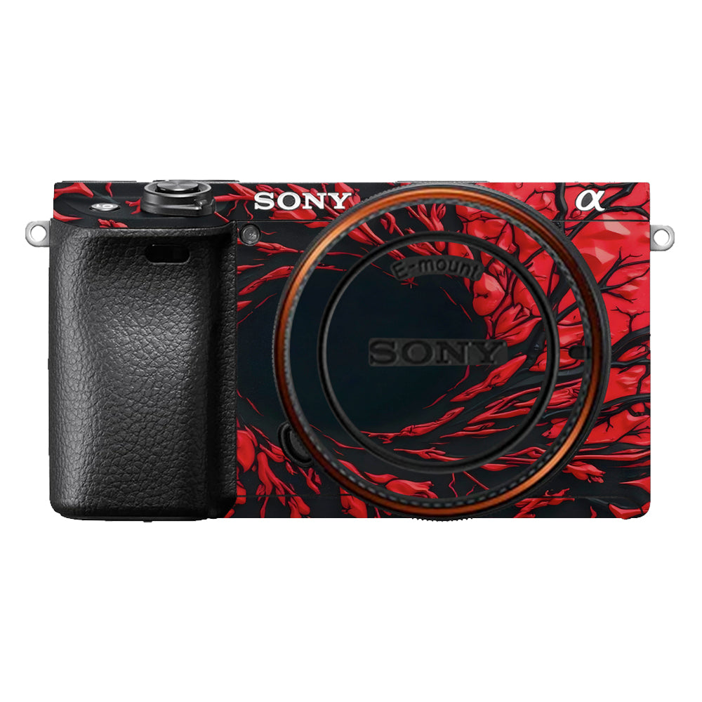 Venom Red Sony A6400 Camera Skins