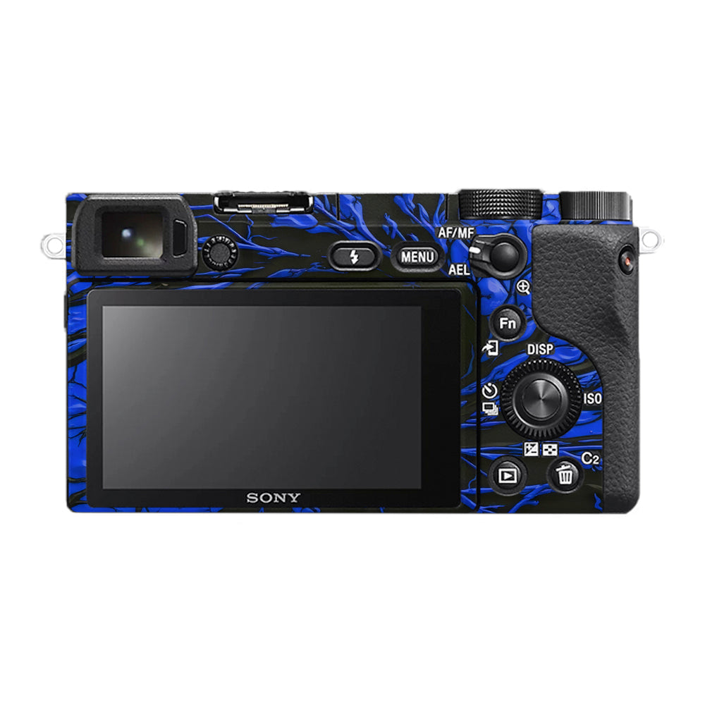 Venom Blue Sony A6400 Camera Skins