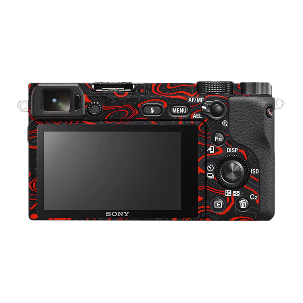 Crimson Waves Sony A6400 Camera Skins