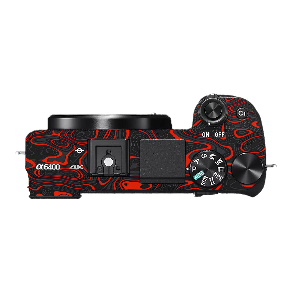 Crimson Waves Sony A6400 Camera Skins