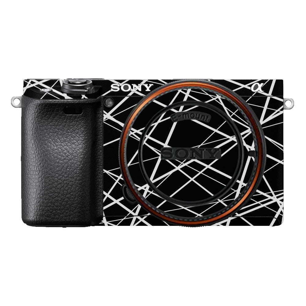 Mono Grid Sony A6400 Camera Skins