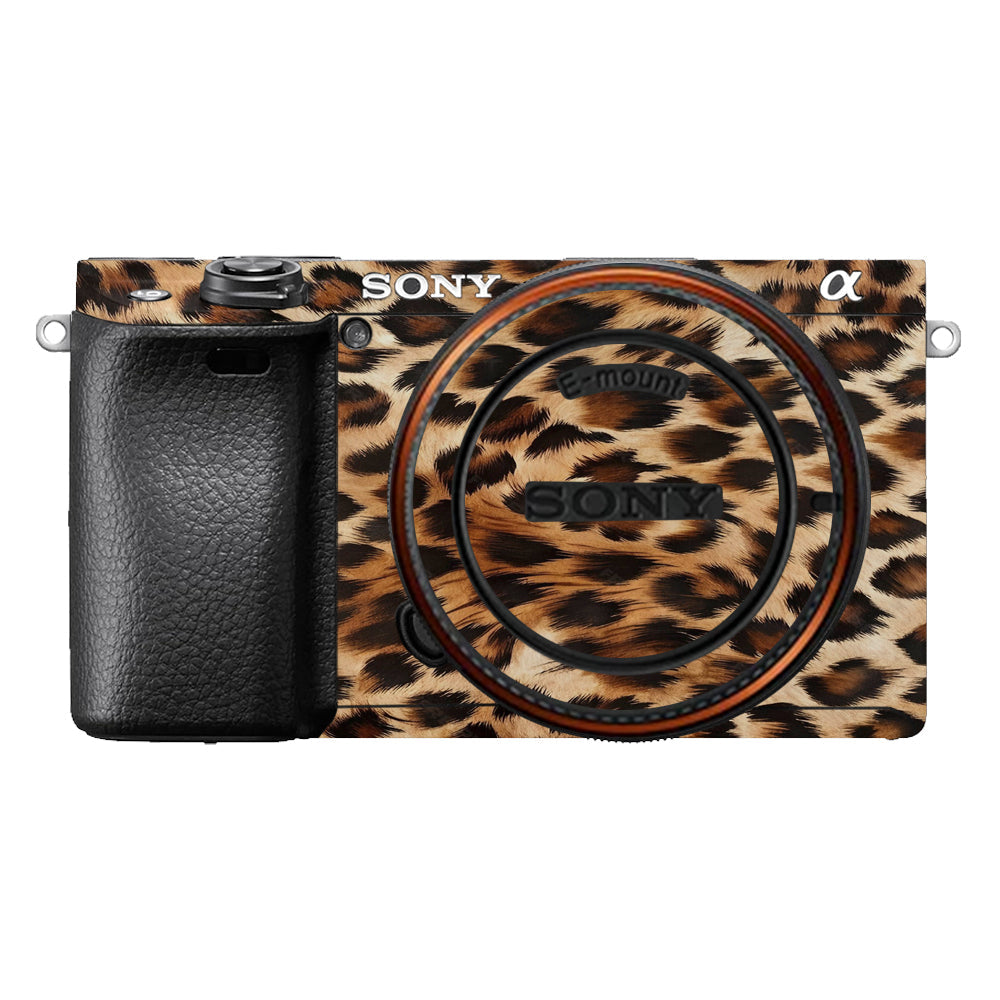 Classic Leopard Spots Sony A6400 Camera Skins