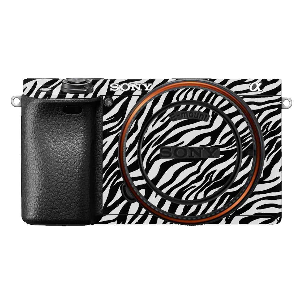 Classic Zebra Stripes Sony A6400 Camera Skins