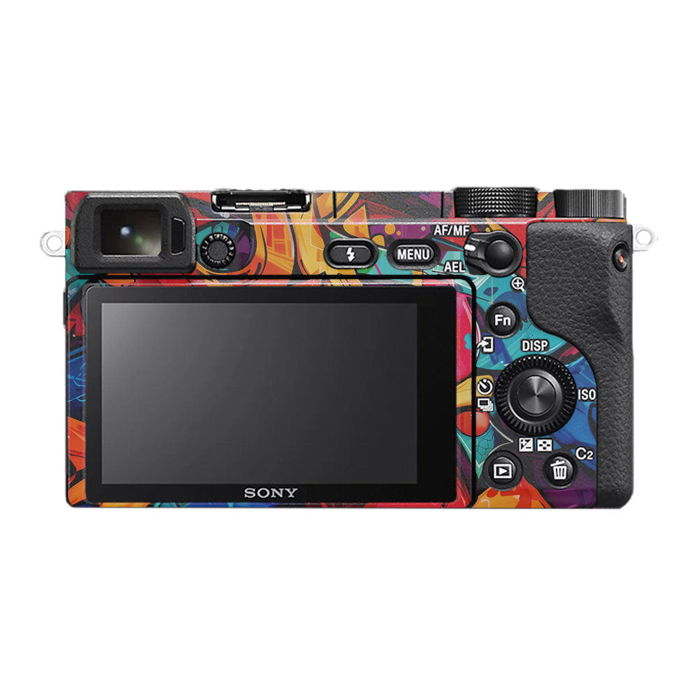 Urban Graffiti Explosion Sony A6400 Camera Skin