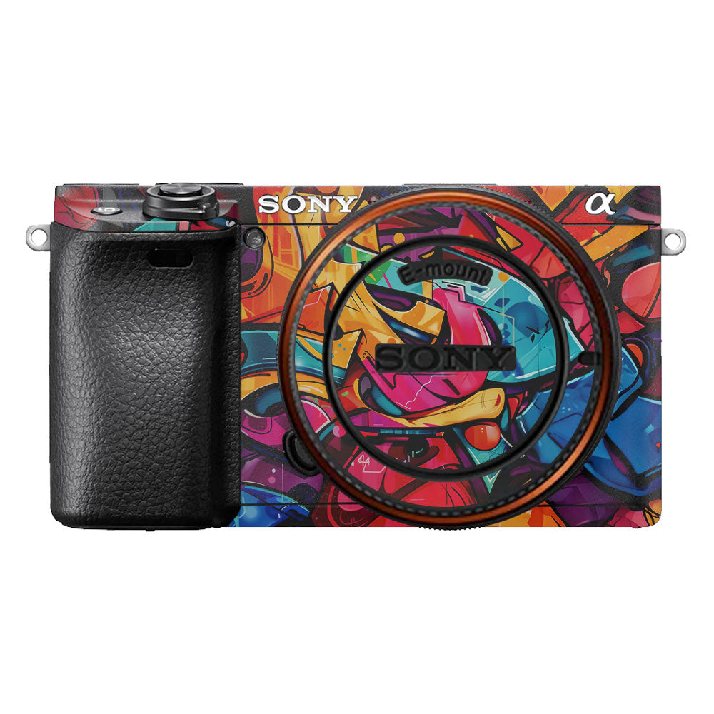 Urban Graffiti Explosion Sony A6400 Camera Skin