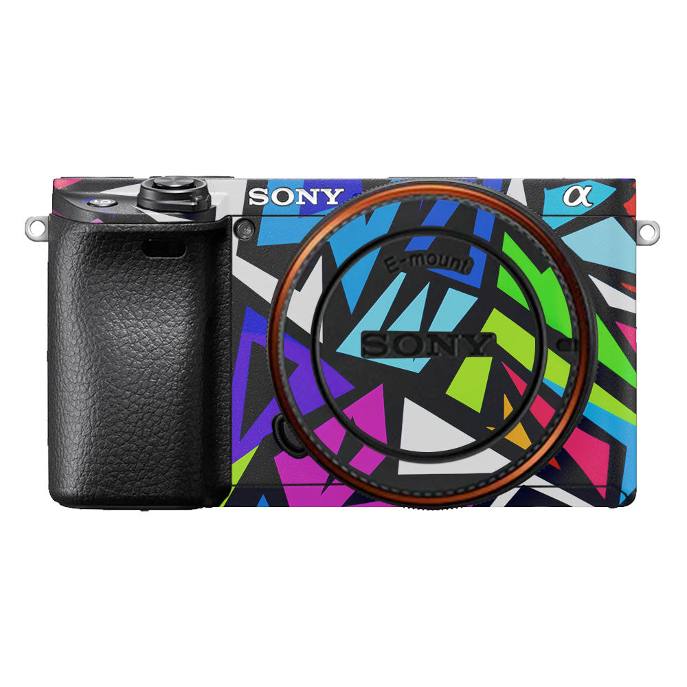 Bold Geometric Pop Sony A6400 Camera Skin