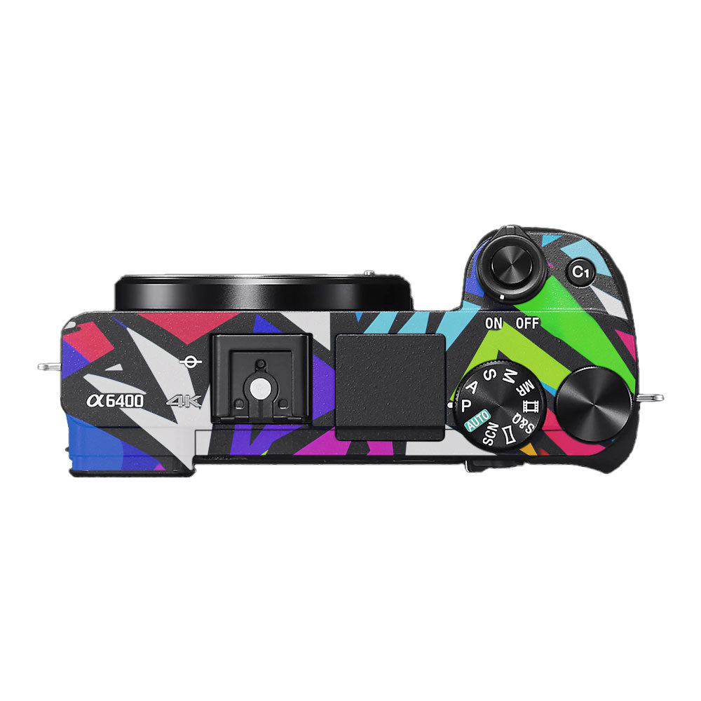 Bold Geometric Pop Sony A6400 Camera Skin