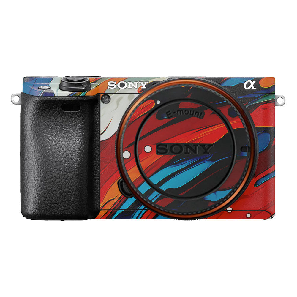 Fire & Ice Flow Sony A6400 Camera Skin