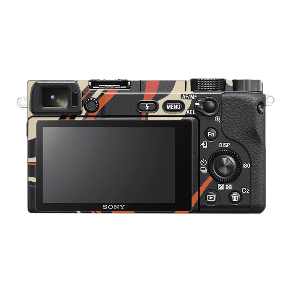Mid-Century Abstract Swirl Sony A6400 Camera Skin