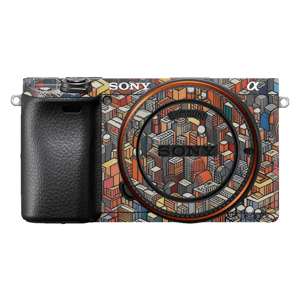 Isometric Cityscape Sony A6400 Camera Skin