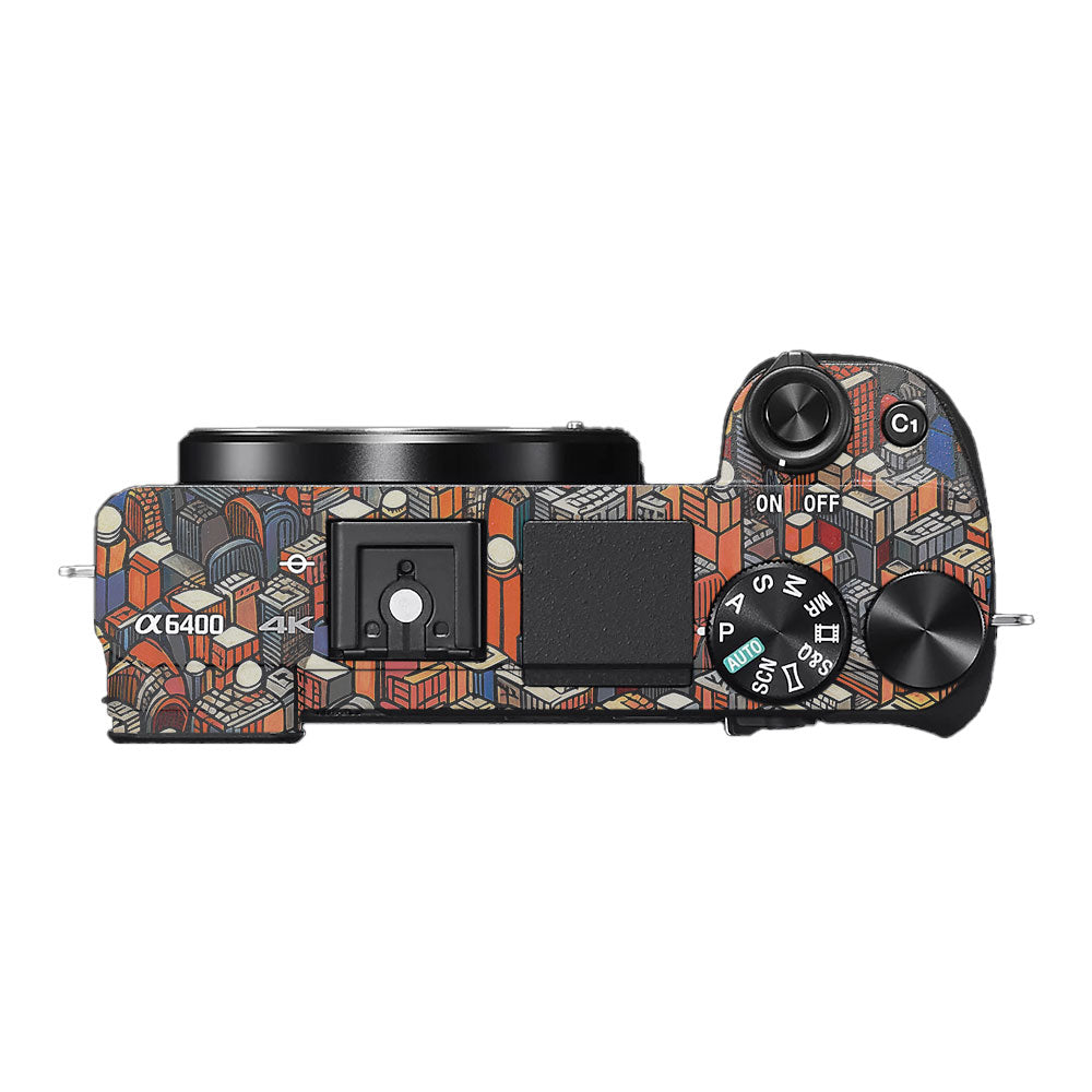 Isometric Cityscape Sony A6400 Camera Skin