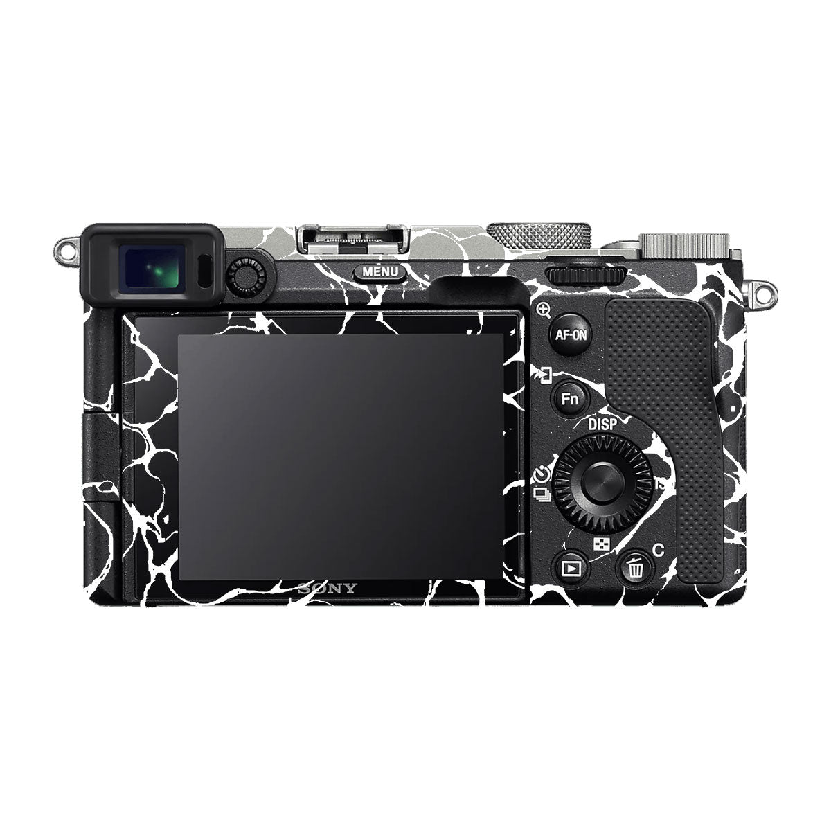 White Web Sony A7 C Camera Skins