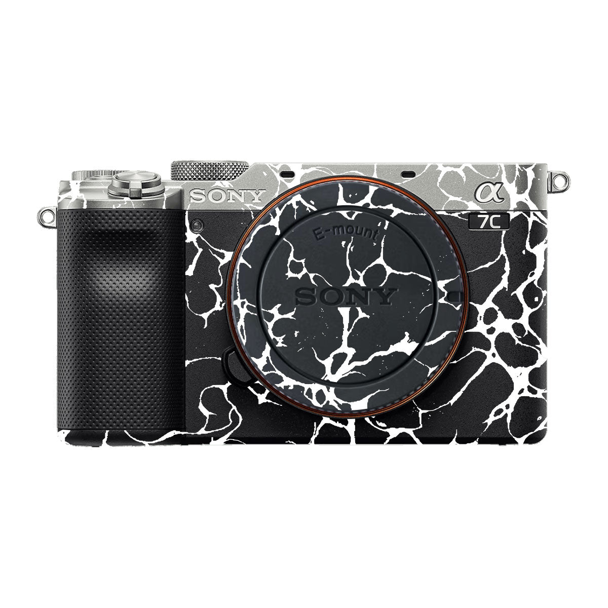 White Web Sony A7 C Camera Skins