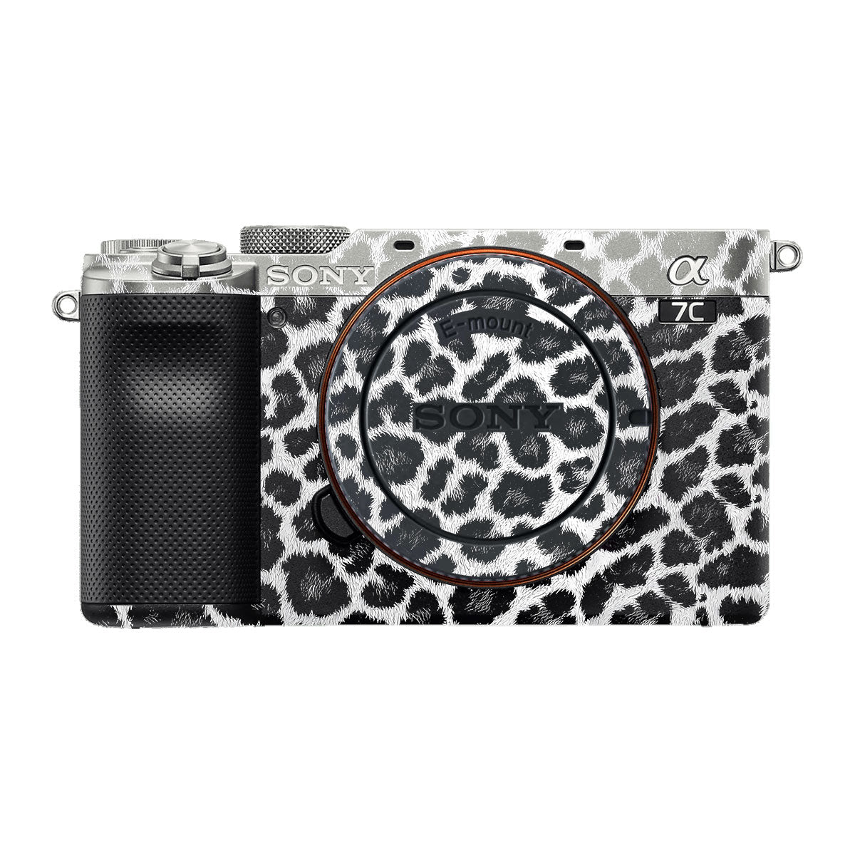 Snow Leopard Spots Sony A7 C Camera Skins