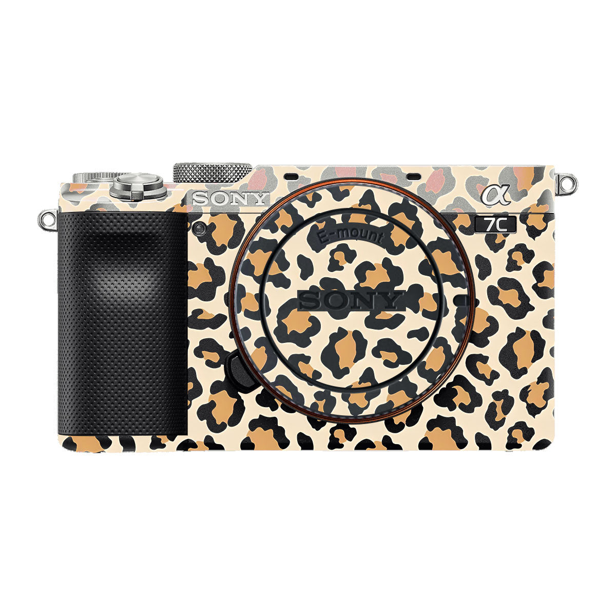 Sandy Leopard Spots Sony A7 C Camera Skins
