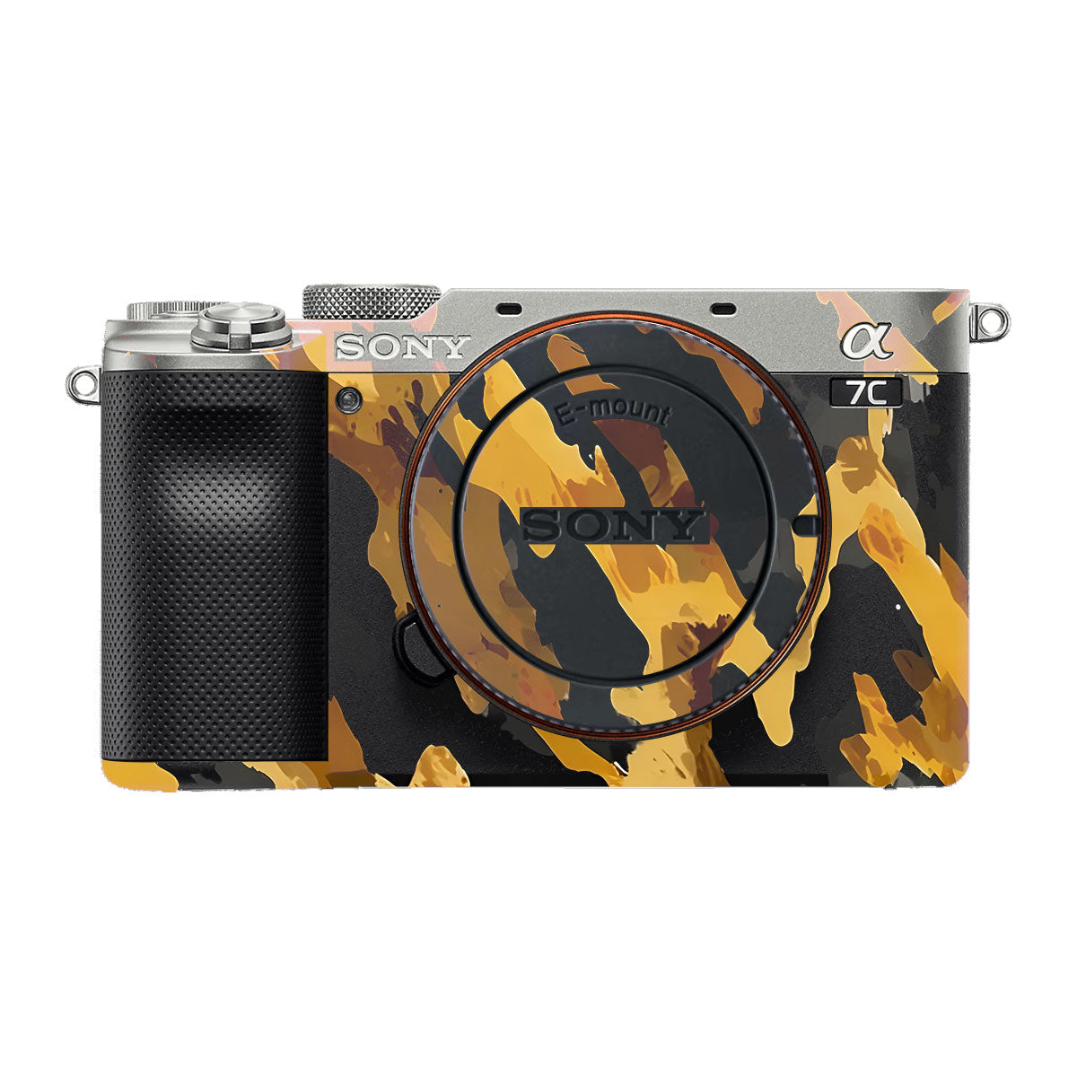 Camo Tiger Blend Sony A7 C Camera Skins