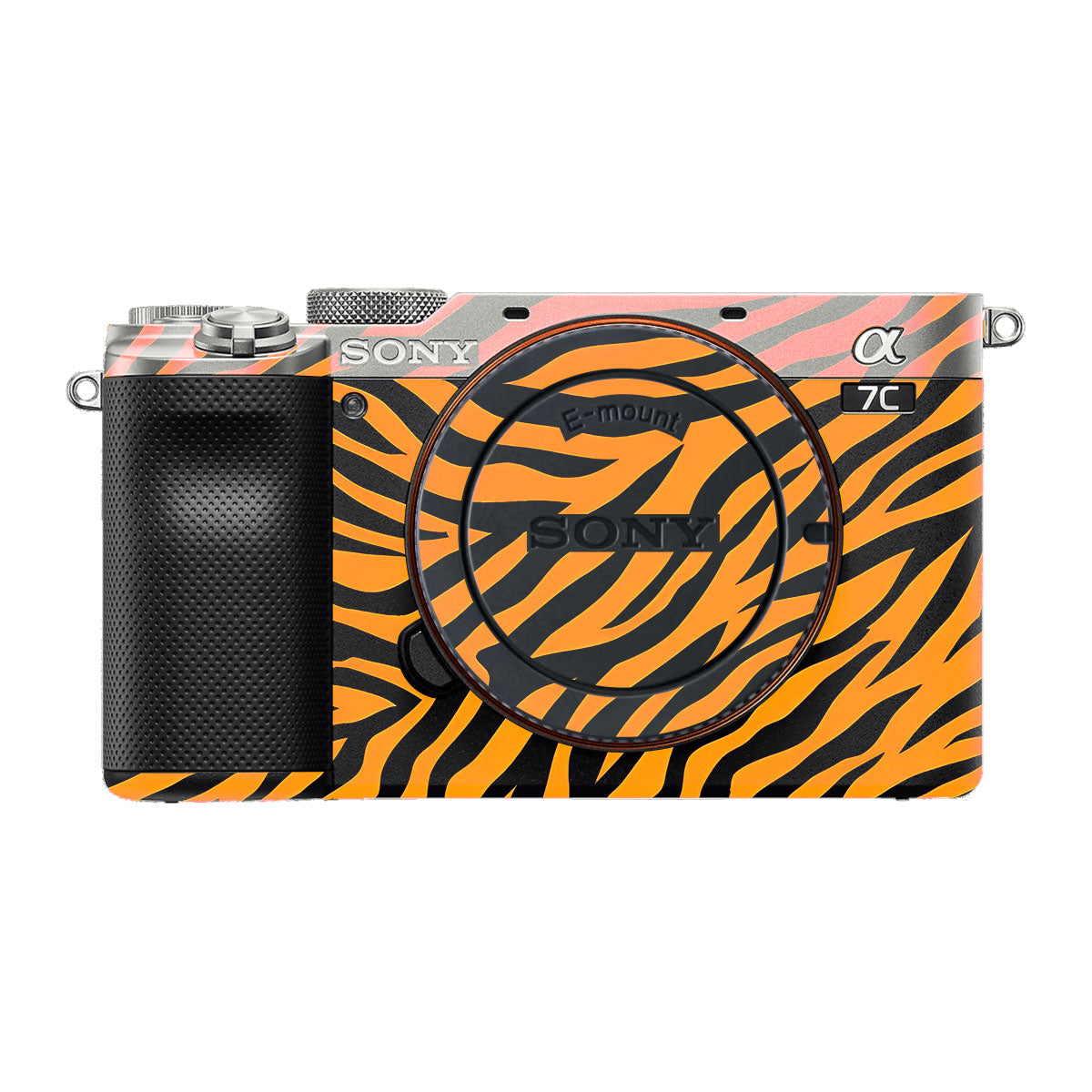 Zebra Gold Pattern Sony A7 C Camera Skins
