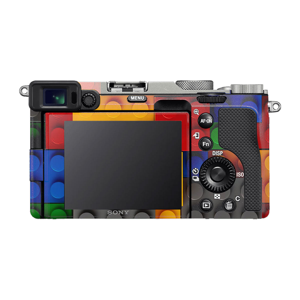 Colorful LEGO Brick Wall Pattern Sony A7 C Camera Skins