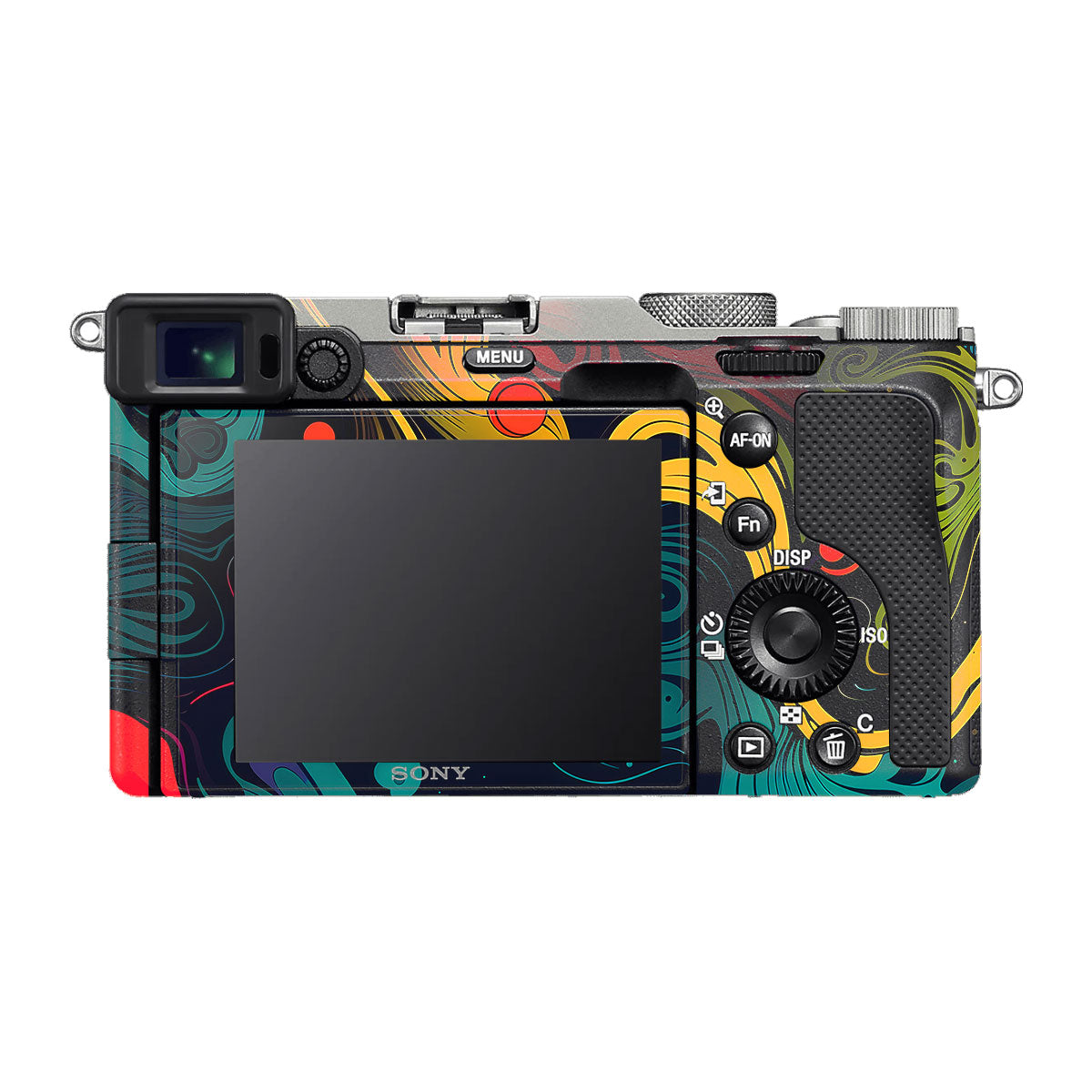 Psychedelic Color Swirl Sony A7 C Camera Skins