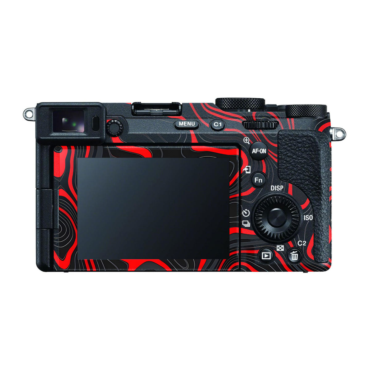 Crimson Waves Sony A7 CII Camera Skins