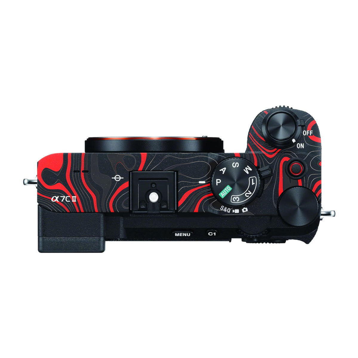 Crimson Waves Sony A7 CII Camera Skins
