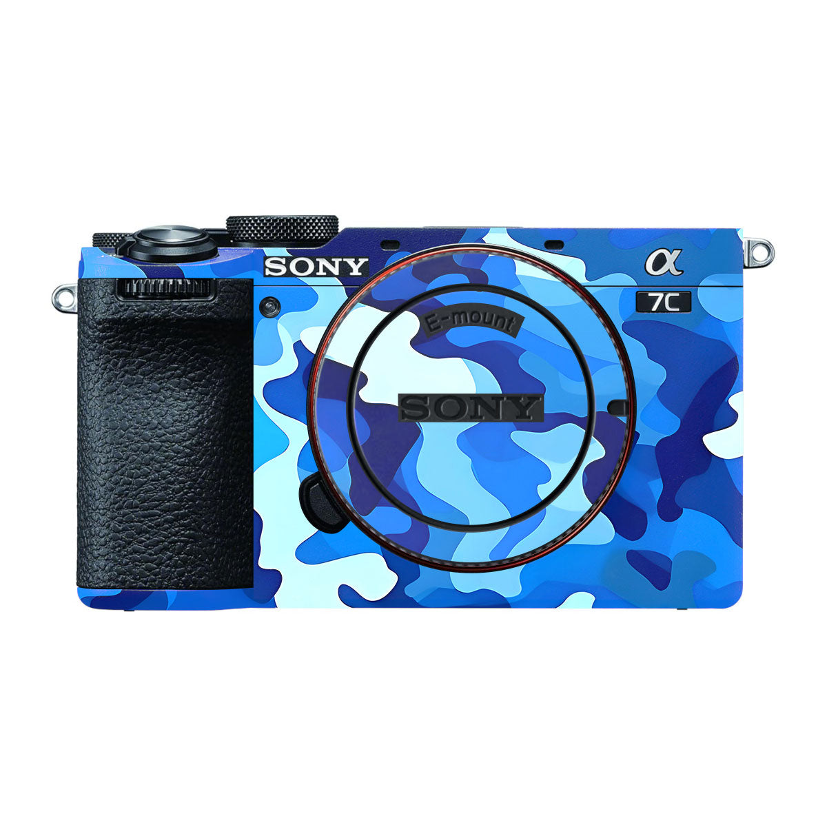 Arctic Blue Camo Pattern Sony A7 CII Camera Skins