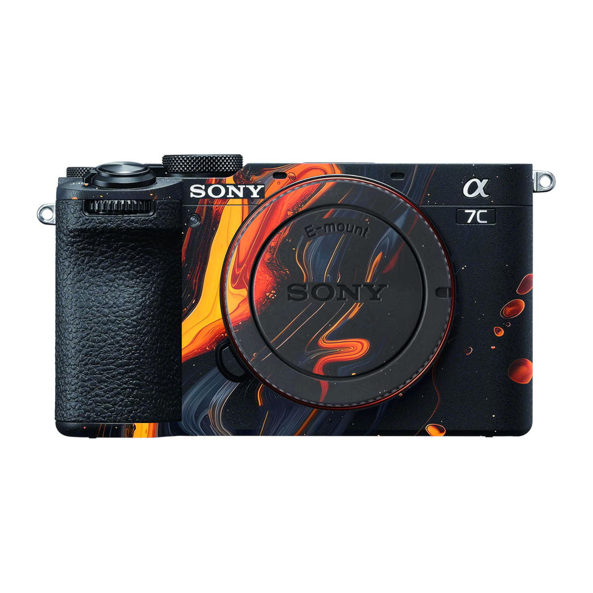 Lava Marble Sony A7 CII Camera Skins