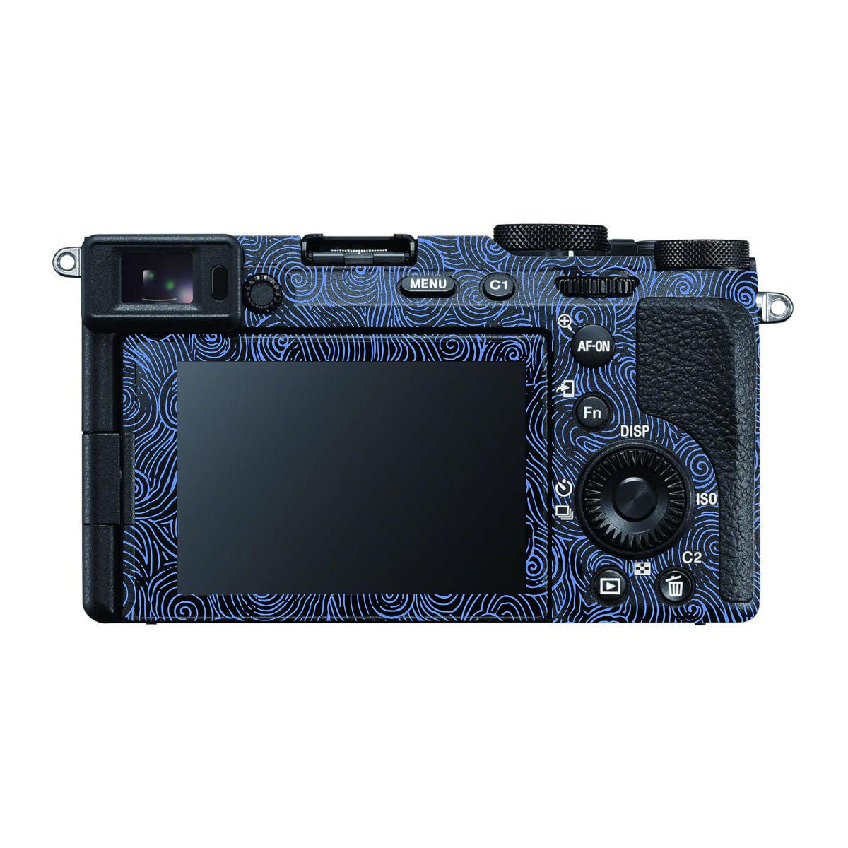 Blue Spirals Sony A7 CII Camera Skins