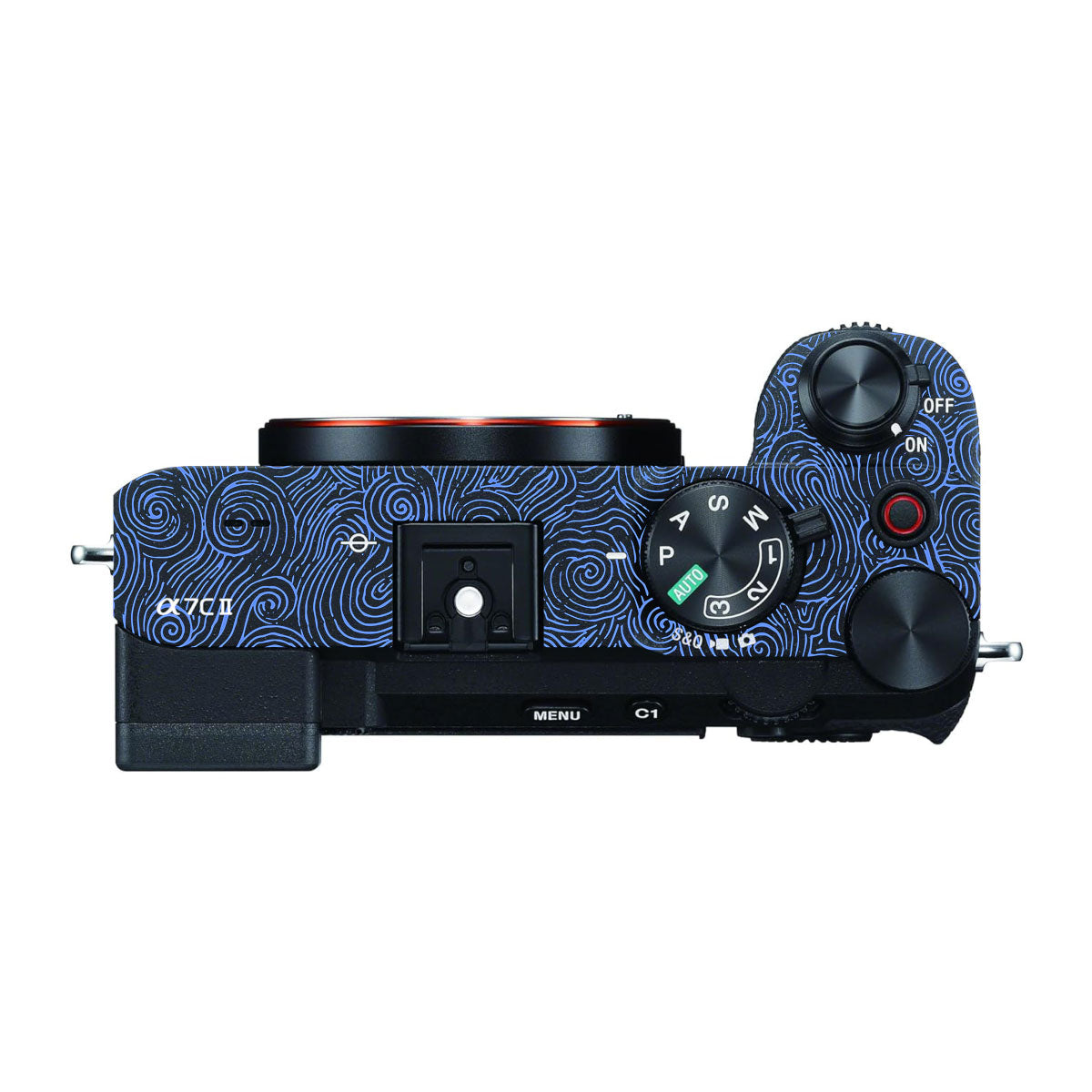 Blue Spirals Sony A7 CII Camera Skins