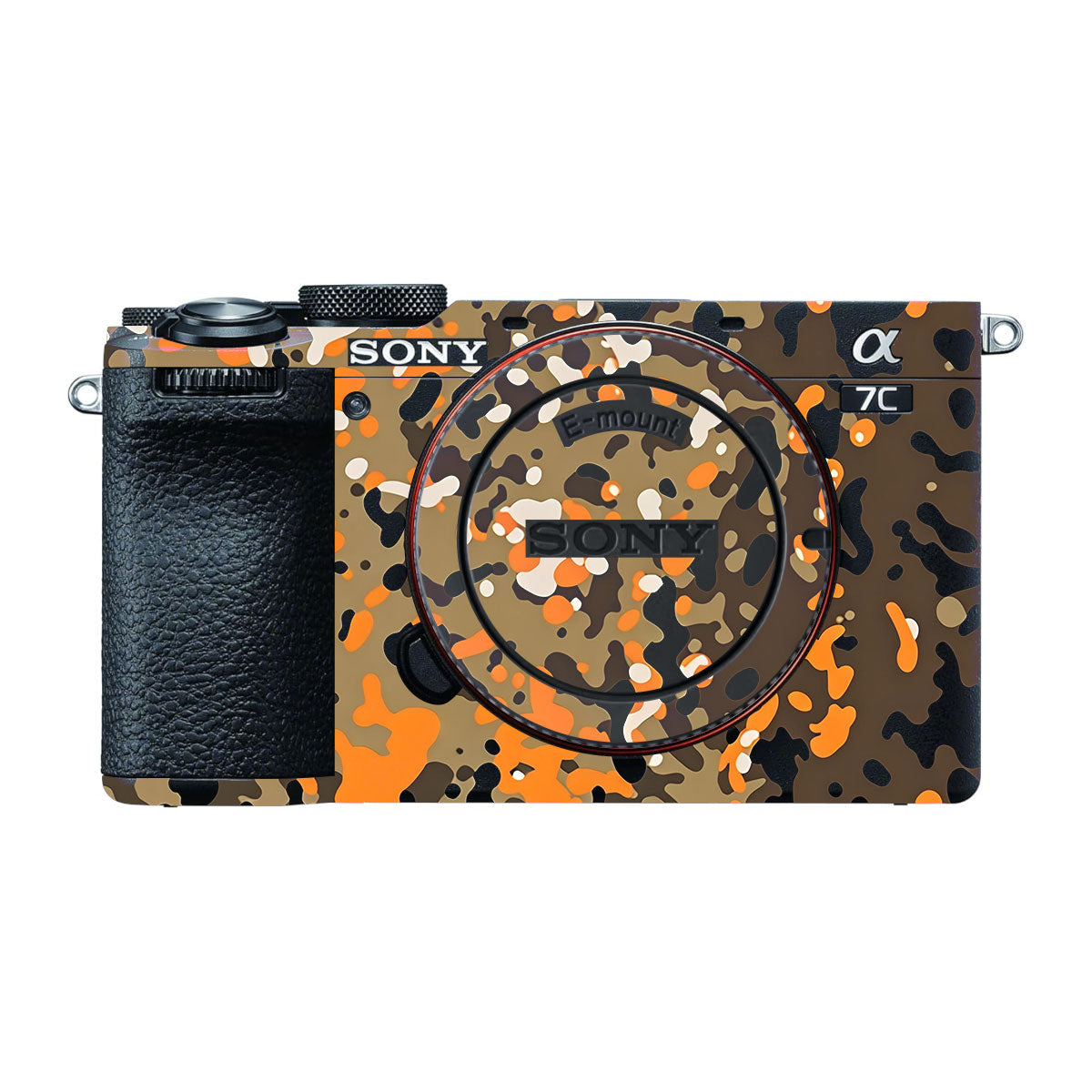 Orange Brown Spot  Sony A7 CII Camera Skins