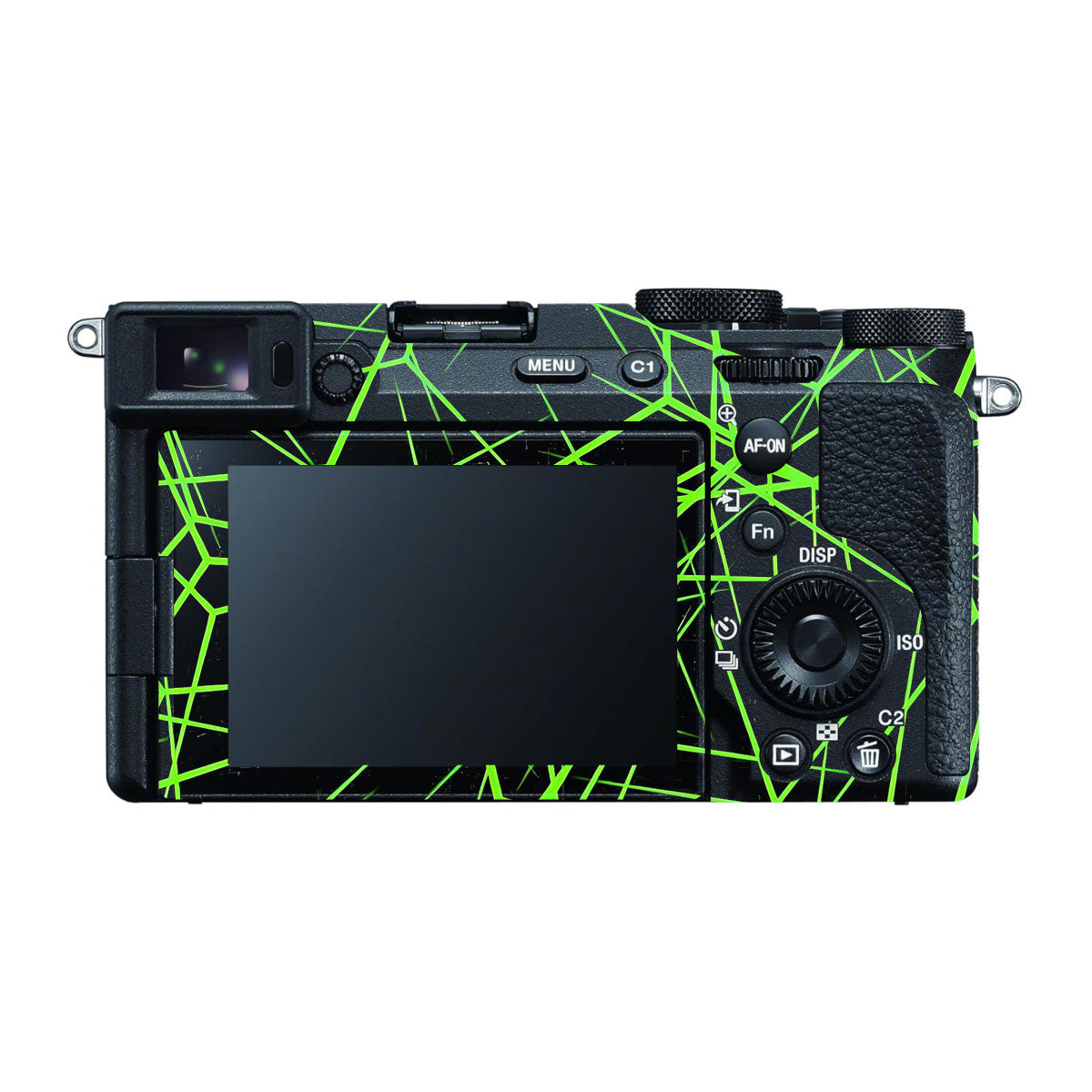 Neon Grid Sony A7 CII Camera Skins