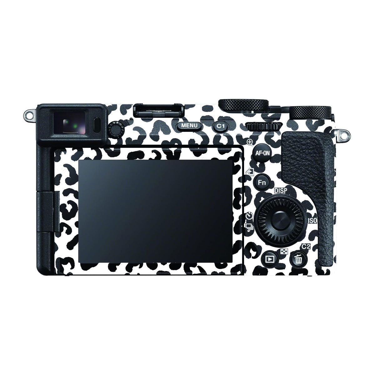 White Leopard Sony A7 CII Camera Skins
