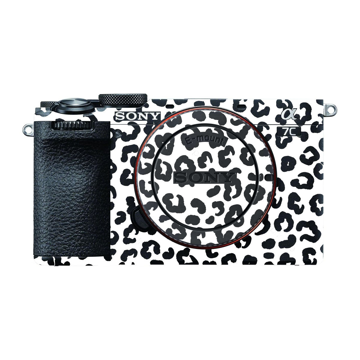 White Leopard Sony A7 CII Camera Skins