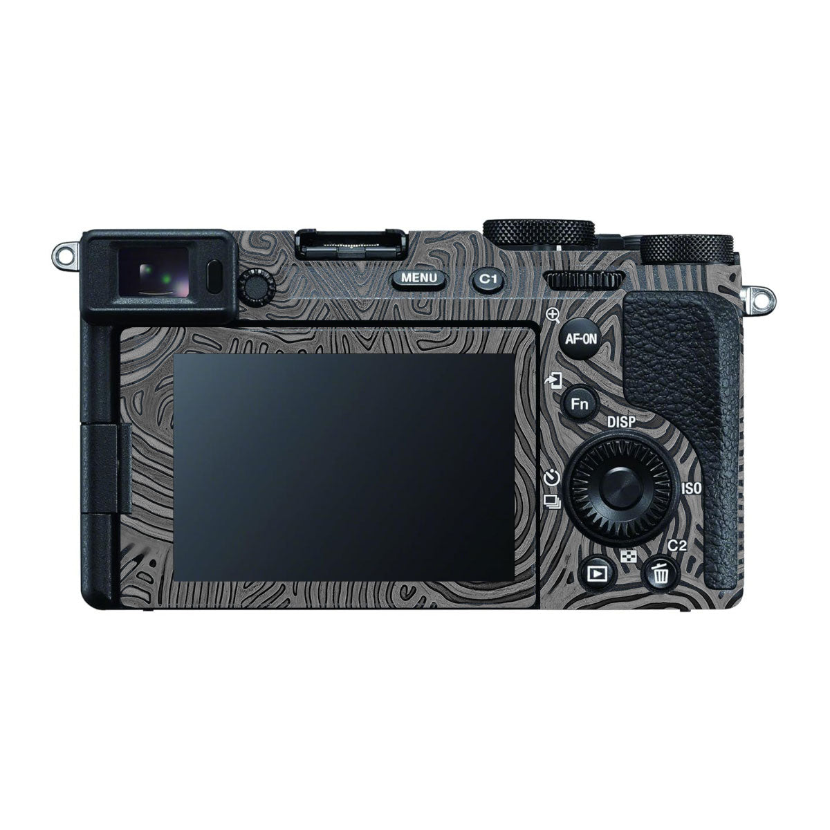 Monochrome Line Maze Sony A7 CII Camera Skins