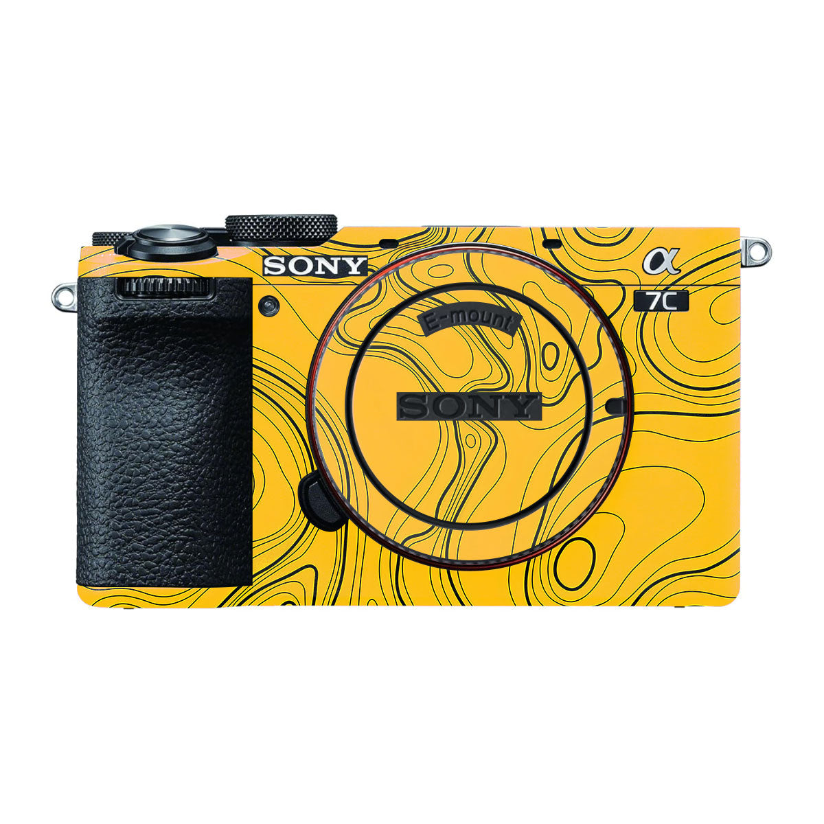 Topographic Map Pattern Sony A7 CII Camera Skins