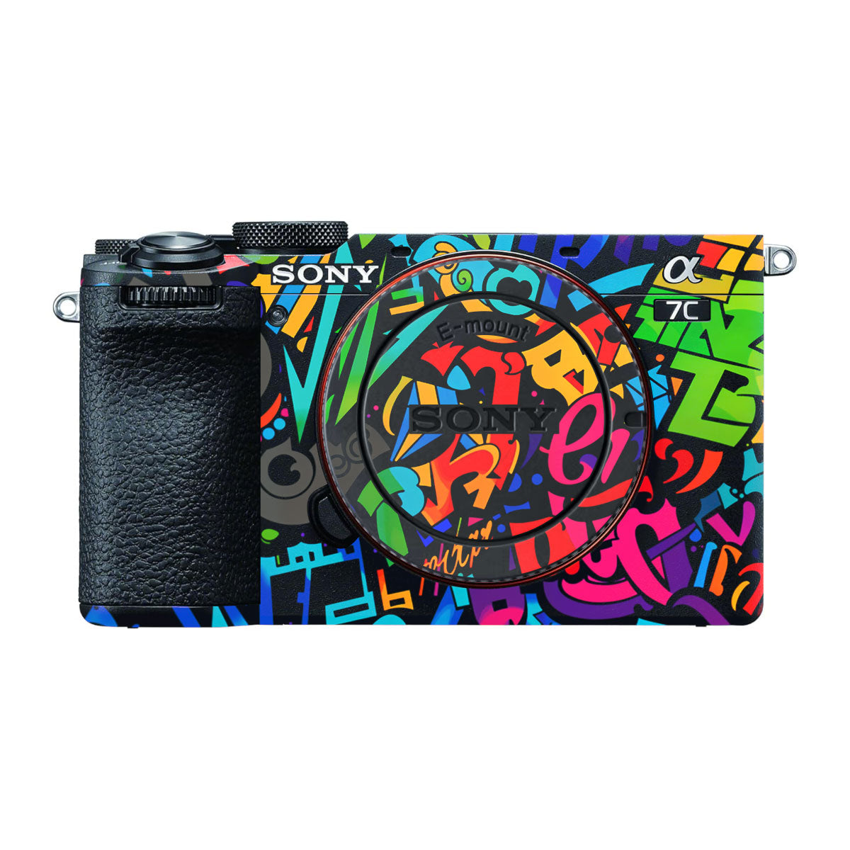 Colorful Urban Street Art Lettering Sony A7 CII Camera Skins