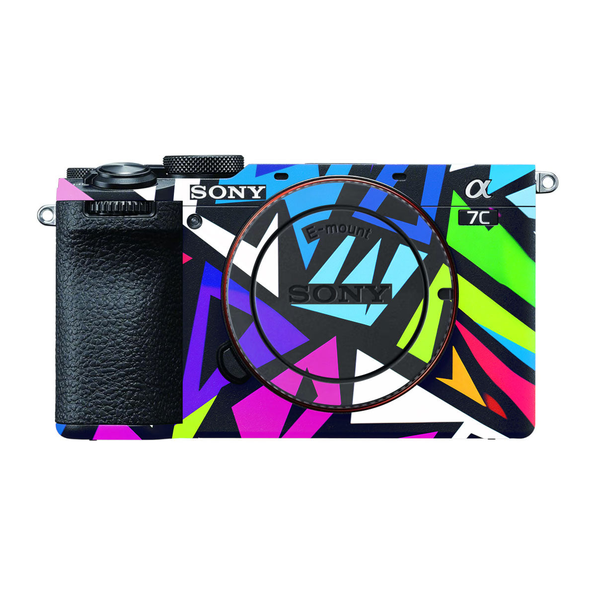 Bold Geometric Pop Sony A7 CII Camera Skins