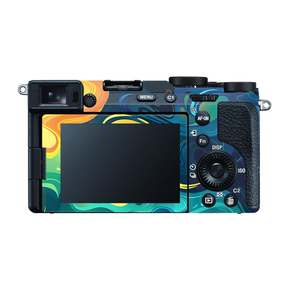 Rainbow Liquid Fusion Sony A7 CII Camera Skins