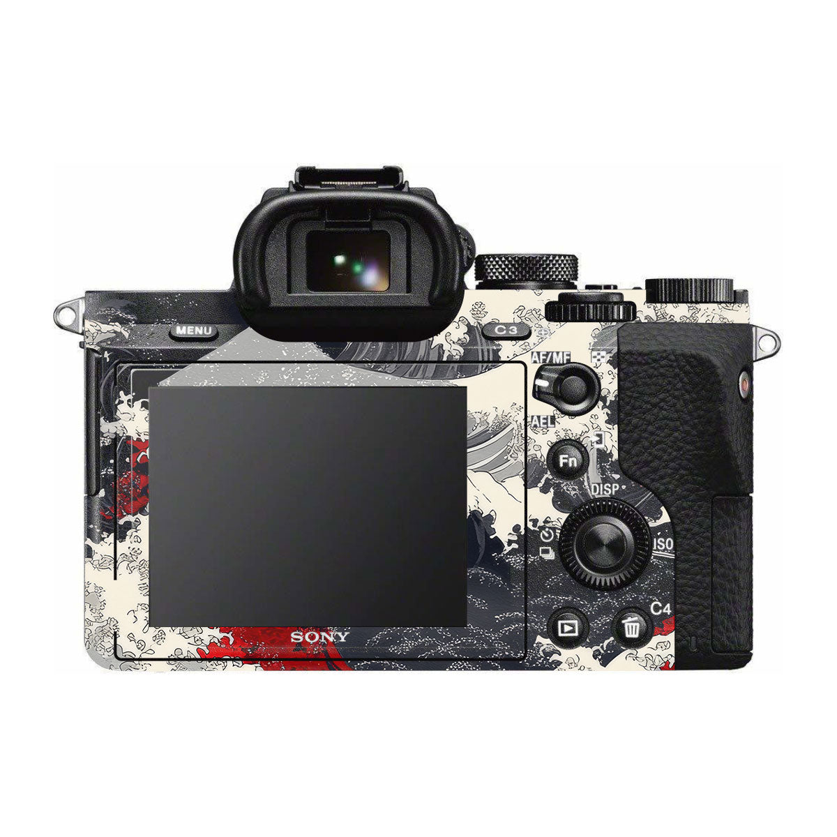 Abstract Waves Sony A7 II Camera Skins