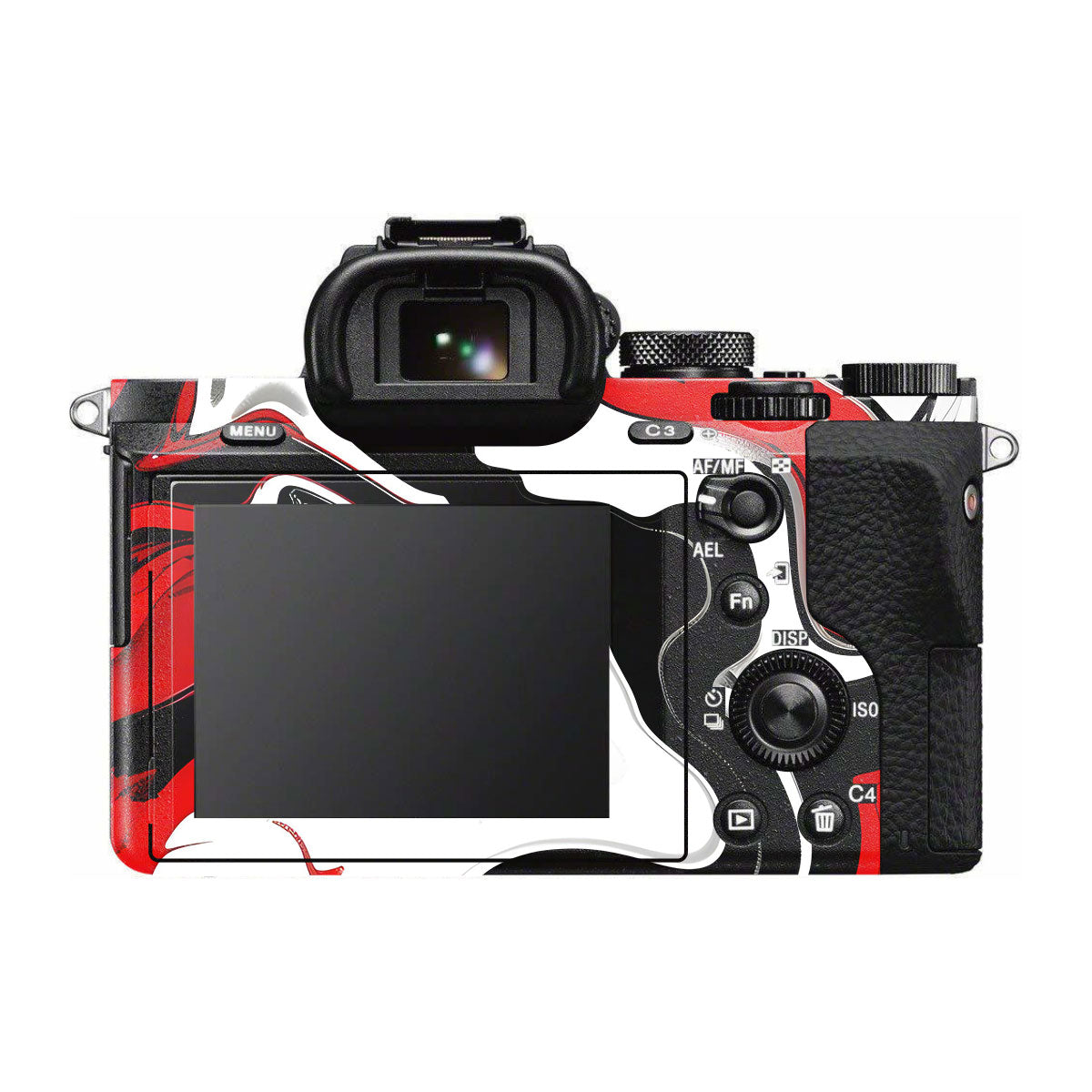 Scarlet and White Motion Sony A7 II Camera Skins