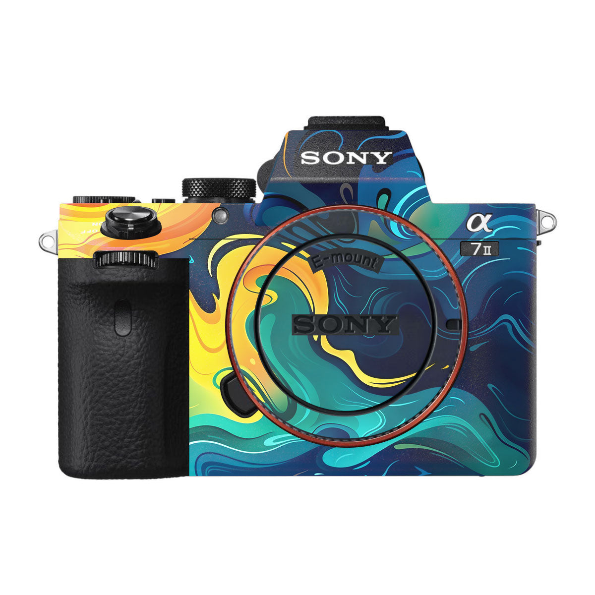 Rainbow Liquid Fusion Sony A7 II Camera Skins
