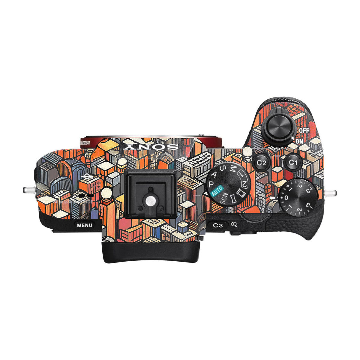 Isometric Cityscape Sony A7 II Camera Skins