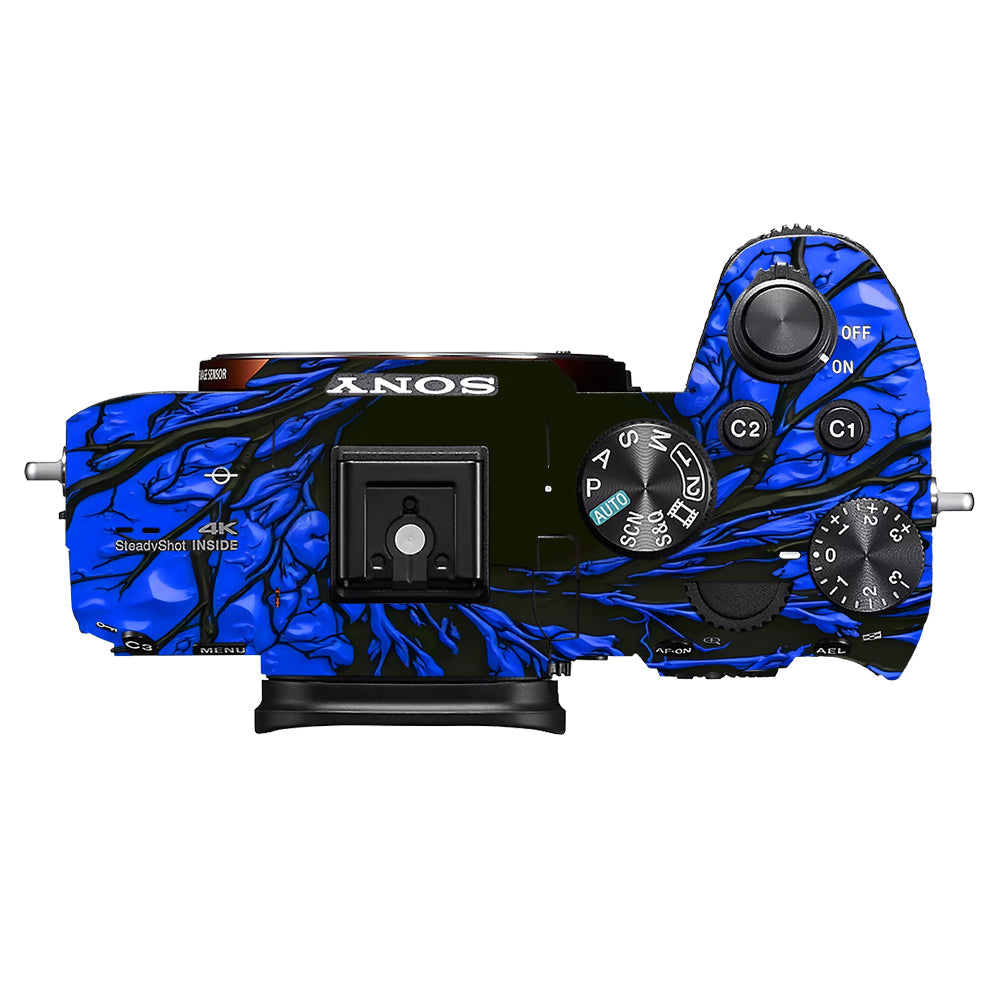 Venom Blue Sony A7MIII Camera Skins