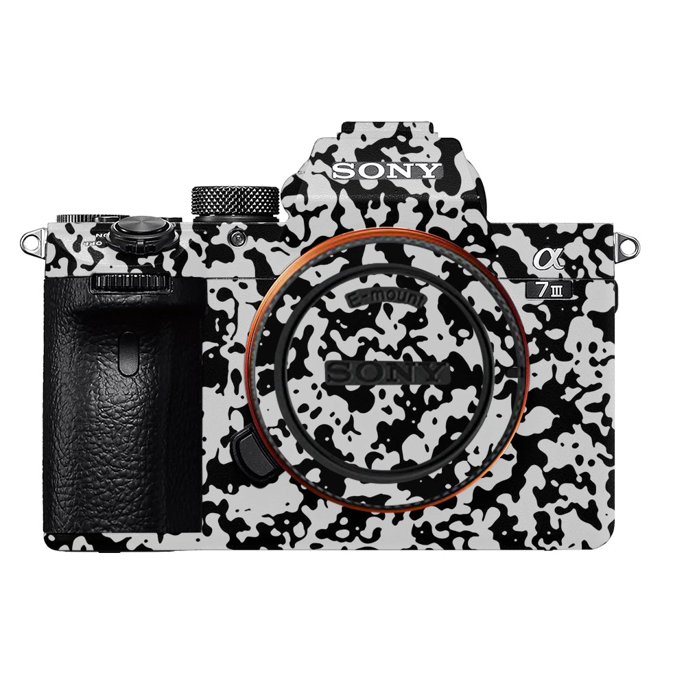 Snow Camo Sony A7MIII Camera Skins