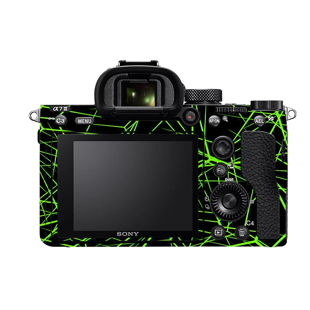 Neon Grid Sony A7MIII Camera Skins