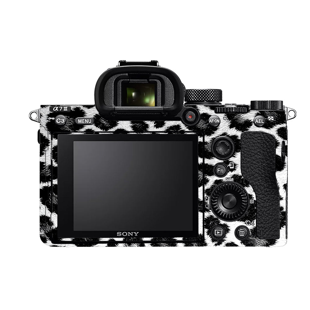 Snow Leopard Spots Sony A7MIII Camera Skins