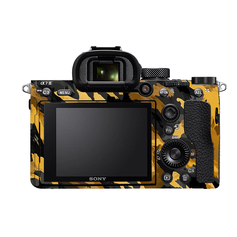 Camo Tiger Blend Sony A7MIII Camera Skins