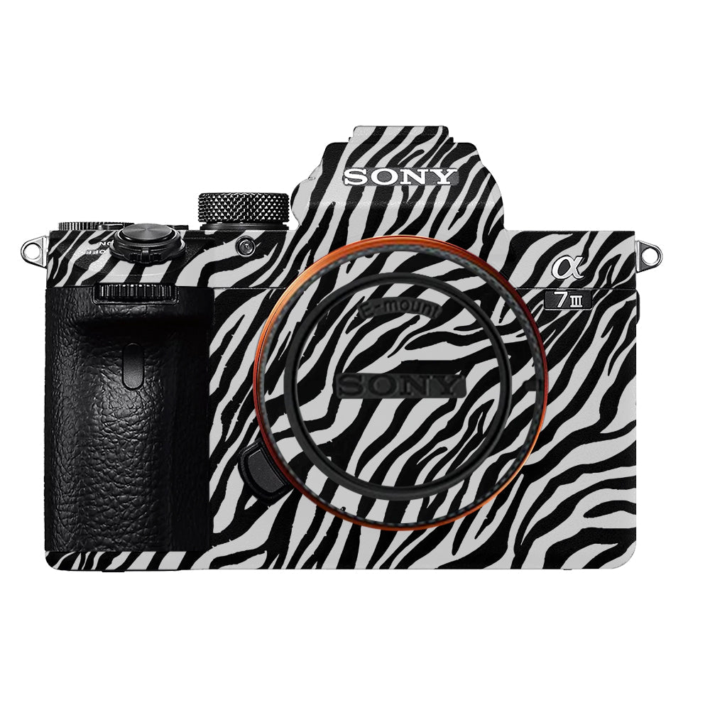 Classic Zebra Stripes Sony A7MIII Camera Skins