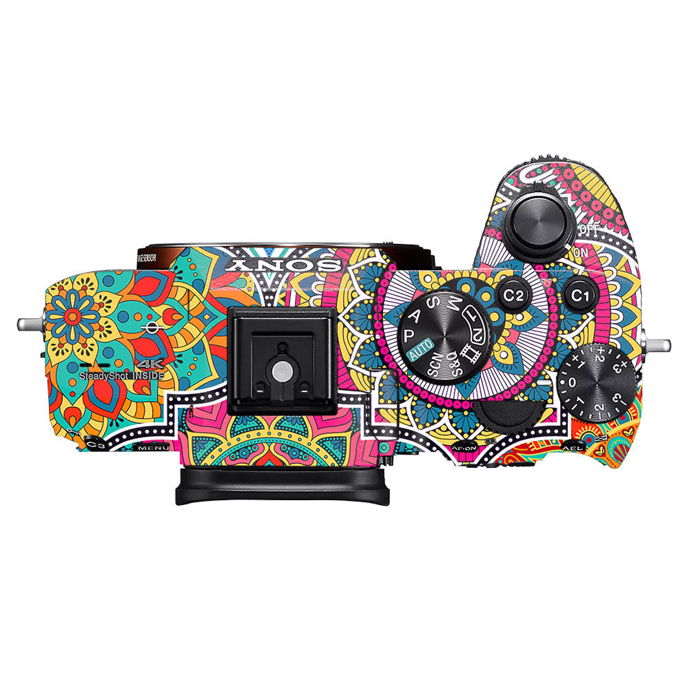 Boho Mandala Tile Pattern Sony A7MIII Camera Skin